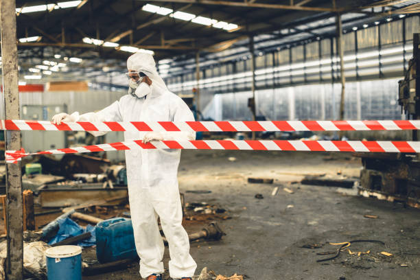 Professional Hoarding Cleanup technician working in La Plata, MO